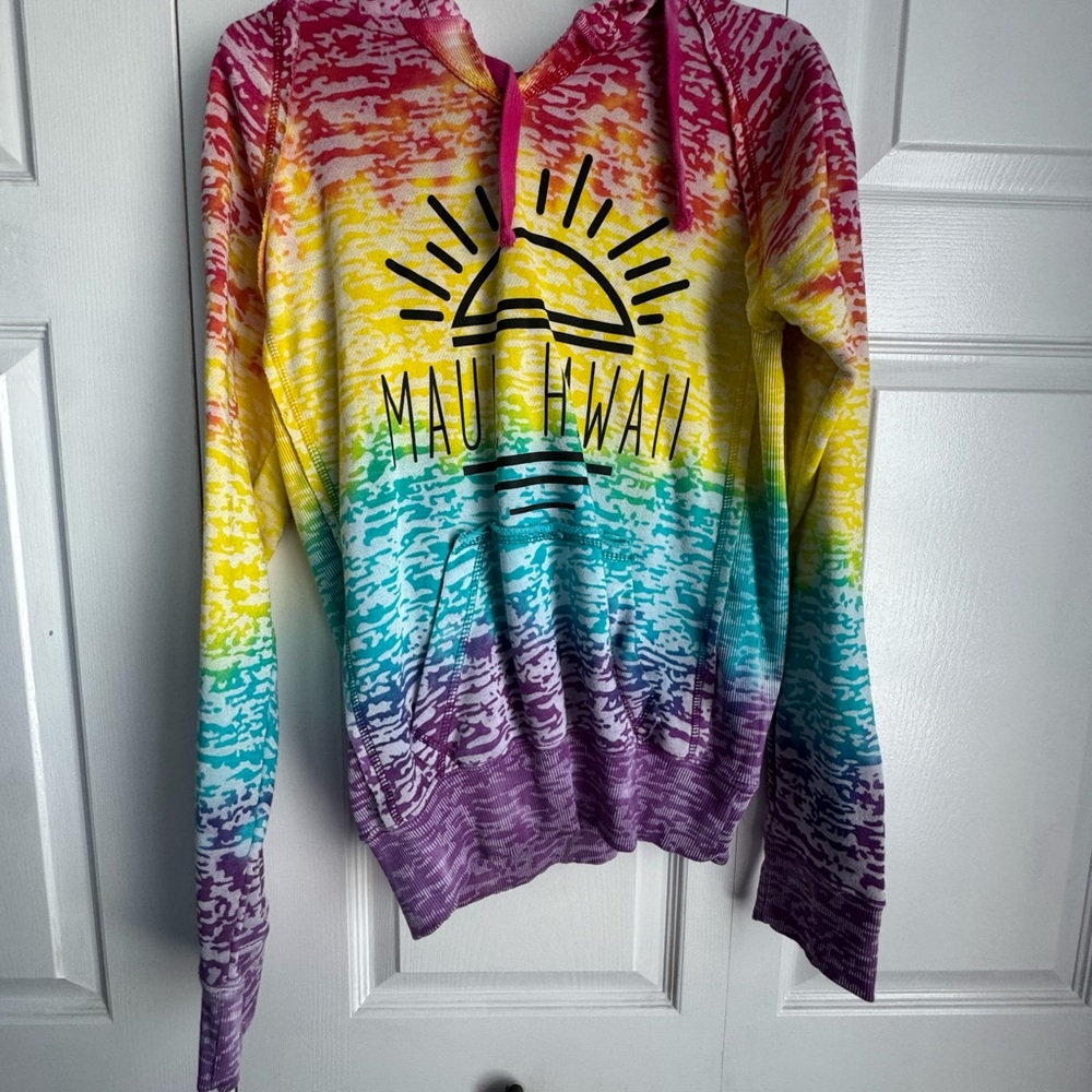 ALOHAS Pink and Orange Hoodie